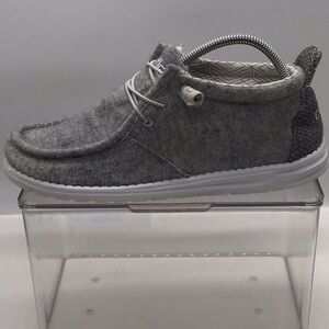 Hey Dude Conrad Goose Brushed Knit Gray Casual Men Shoe